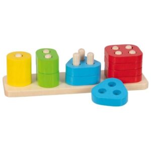 Sorter din lemn Forme 20,5 x 6 x 5,3 cm GOKI