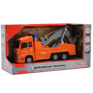 Masina echipament rutier, sun/lum Funky Toys