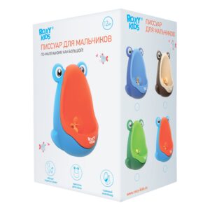 RBP-2129BO Pisoar pentru baieti broasca cu ochi . Culoare: Albastru/Orange