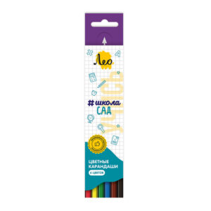 ВКФ Creioane color Leo hexagon 6 cul LSCP-06 1/8