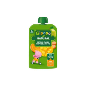 Piure Mar, Morcov, Dovleac, Mango 6+luni 90g GIPOPO