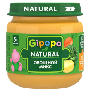 Piure Morcov, Cartof, Broccoli 80g GIPOPO