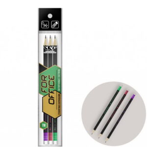ВКФ Set creion cu radiera ascutit For Office 3 buc HB 3P 1-1524 1/10
