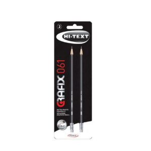 Creion cu radiera 061 Hi-Text Grafix set 2 buc 2B