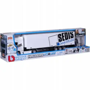 Macheta auto Fura Mercedes-Benz Actros cu stivuitor (1:43) Burago