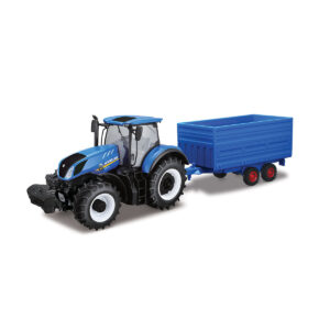 Modele tractor seria Farm-TRACTOR NEW HOLLAND cu remorca