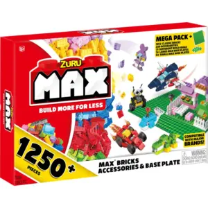 Constructor Max Bricks Mega Pack Building Bricks 1250+buc 35x58cm Different ZURU
