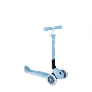Trotineta Pliabil JUNIOR FOLDABLE ECOLOGIC LIGHTS (White Leds) Blueberry GLOBBER