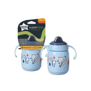 Cana Sippee albastra cu protectie Bacshield 6+ 300ml Tommee Tippee