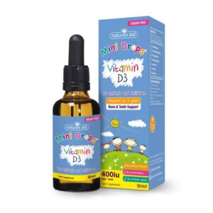 Vitamina D3 400 UI pic. 50 ml (0 luni-5 ani) Natures Aid