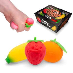 Set 3 jucarii Squish ball fructe Tobar