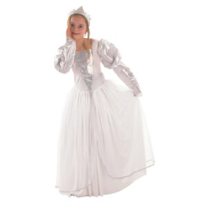 Costum Rochie Printesa alb mar. S ani RUBIES
