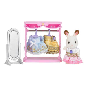 Iepurasi si set oglinda + cuier Sylvanian Families