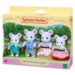 Set familia mauselui Marshmallow Sylvanian Families