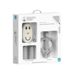 Set pentru dinti (gri) Matchstick Monkey