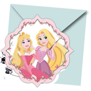 Invitatii 6 buc Disney Priness Folat