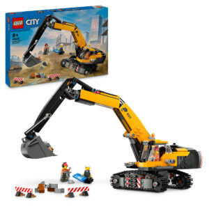 Excavator galben de constructii City LEGO
