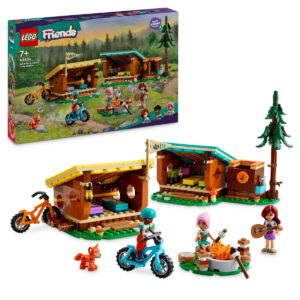 Cabane confortabile in tabara de aventuri Friends LEGO