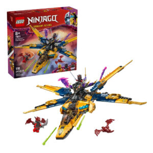 Superavionul cu reactie al lui Ras si Arin LEGO