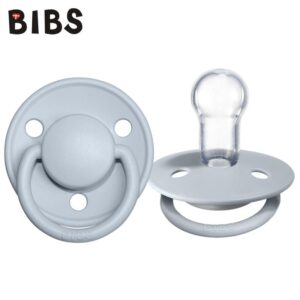 Suzeta din silicon Bibs De Lux 0-36 luni Baby Blue Bibs