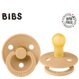 Suzeta din latex Bibs Colour (0-6 luni) culoarea Desert Sand