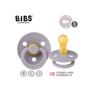 Suzeta din latex Bibs Colour 6-18 luni Fossil Grey Bibs