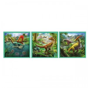 Puzzle - 3in1 -Lumea dinisaurilor / Trefl