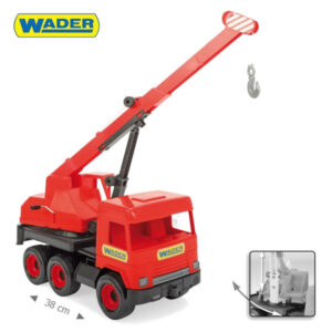 Camion Macara medie rosu 38 cm WADER