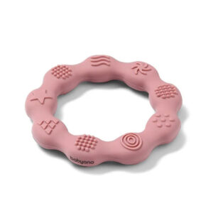 Inele dentitie din silicon RING roz.