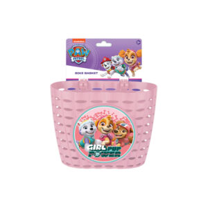 Cos bicicleta Paw Patrol (roz)SEVEN
