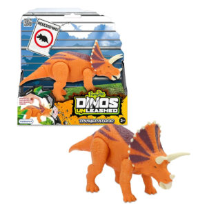 Jucarie dinozaur Triceratops cu suntete Dinos Unleashed seria Realistic S2