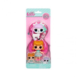 Set 2 Figurine LOL Surprise OPP Tot + Pet - Jitterbug + Pupsta