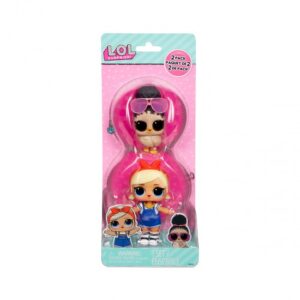 Set 2 figurine L.O.L. Surprise! seria OPP Tot + Pet - Shorty + Foxy Flyer
