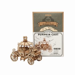 Puzzle 3D din lemn Pumpkin Cart ROBOTIME