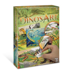 Set de creatie Dinosart- Sand and Foil Art
