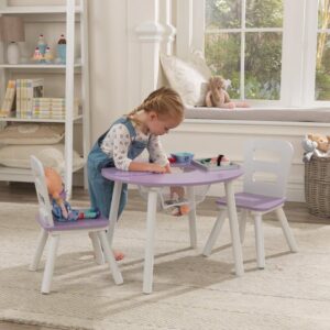 Set masa+2 scauni Lavanda Kidkraft