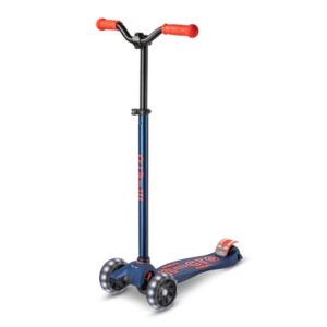Trotineta Maxi Deluxe Pro LED Navy Red MICRO