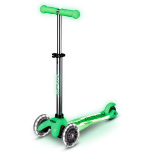 Trotineta Mini Deluxe Glow LED Plus Icy Lime MICRO