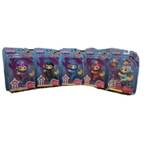 Maimuta Interactiva Fingerlings Finn, 12 cm (negru)WowWee
