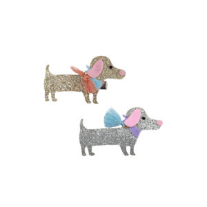 Agrafa de par Dachshund Hairclip, 2 styles assorted Great Pretenders