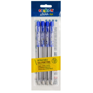 Set pixuri cu buton Sfera 4 buc., albastru Carioca