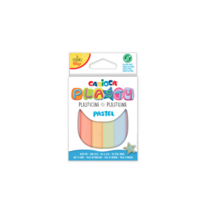 Plastilina Plasty 100gr, 6 culori Carioca