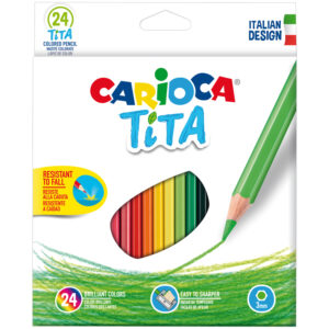 Set creioane colorate Tita 24 buc. Carioca