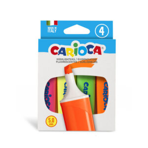 Set texmarkere 5mm, 4 buc. Carioca