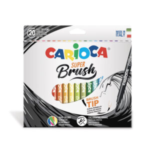 Set carioci Super Brush 20 buc. Carioca