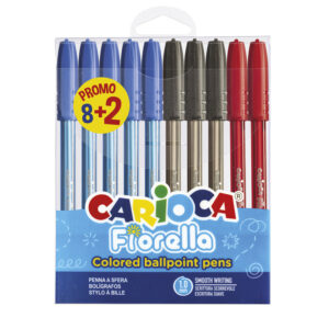 Set pixuri cu bila Fiorella 10 buc., mix Carioca
