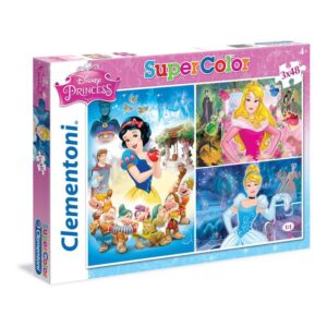 Puzzle Disney Princess 3x48 4+ CLEMENTONI
