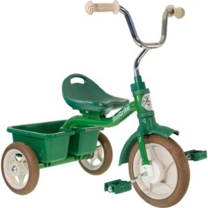 Bicicleta 3 roti + cos spate verde Italtrike