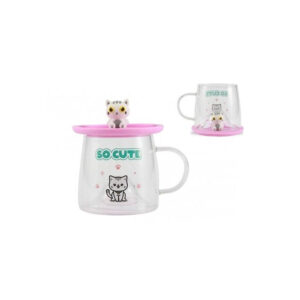 Cana sticla White Cat 300ml iTotal