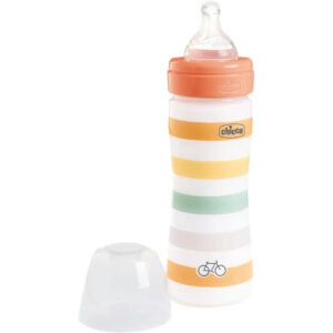 Biberon plastic tetina din silicon 250 ml Unisex Chicco